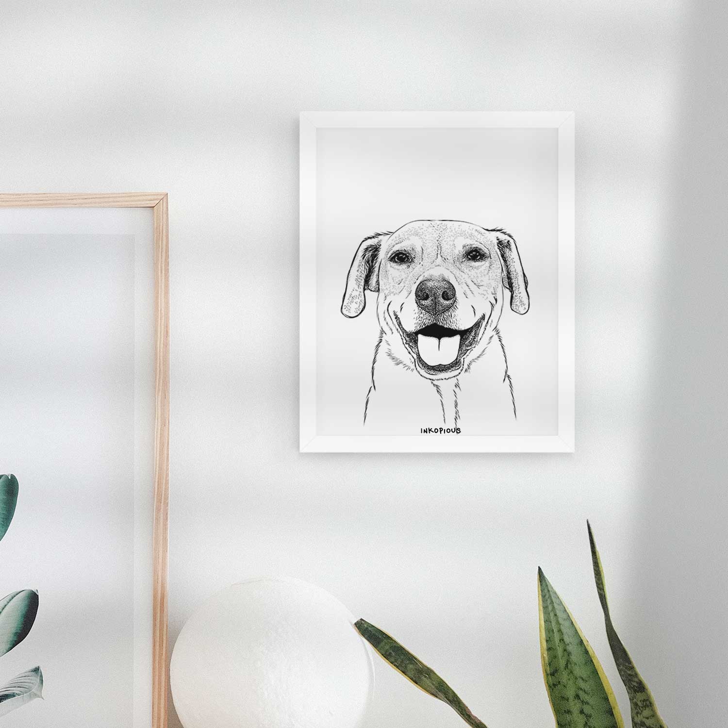 Ernie the Mixed Breed Art Print