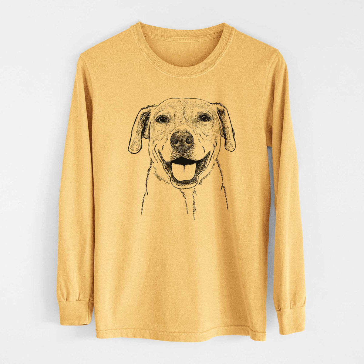 Bare Ernie the Mixed Breed - Heavyweight 100% Cotton Long Sleeve