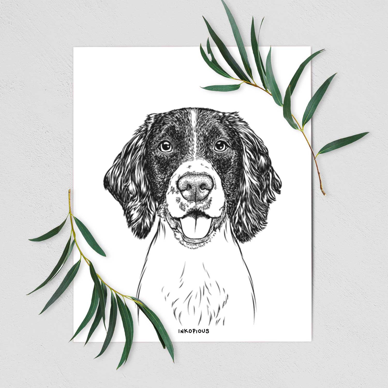 Ever the English Springer Spaniel Art Print