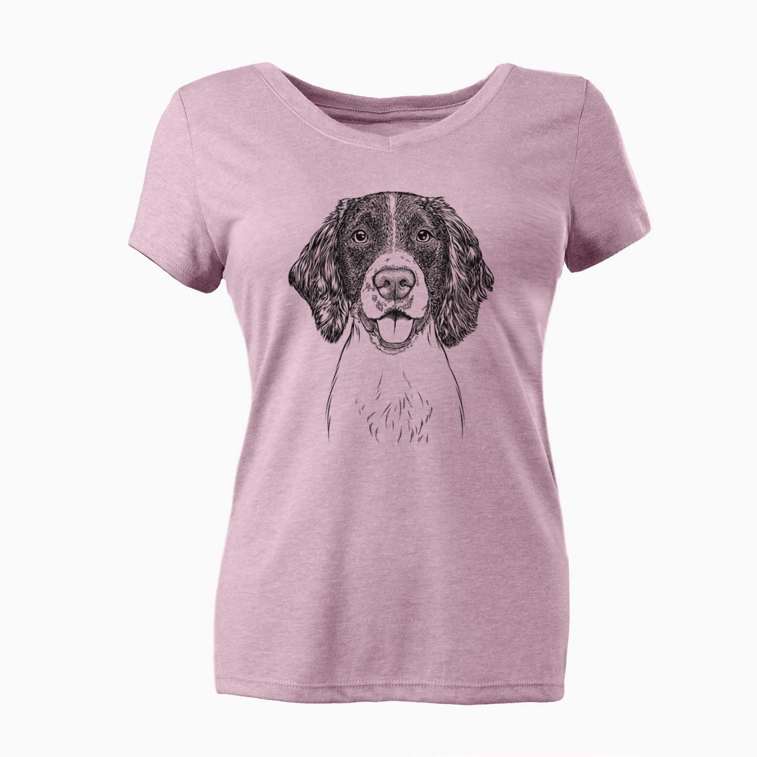 Bare Ever the English Springer Spaniel - Women's V-neck Shirt