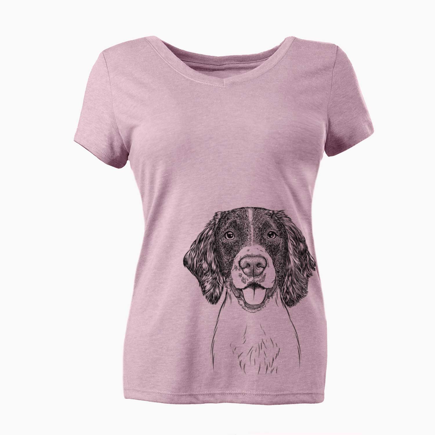 Bare Ever the English Springer Spaniel - Women's V-neck Shirt