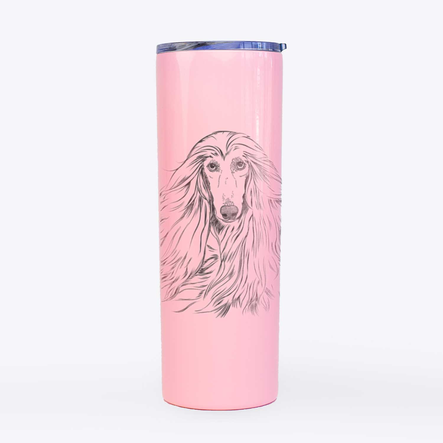 Fabio the Afghan Hound - 20oz Skinny Tumbler