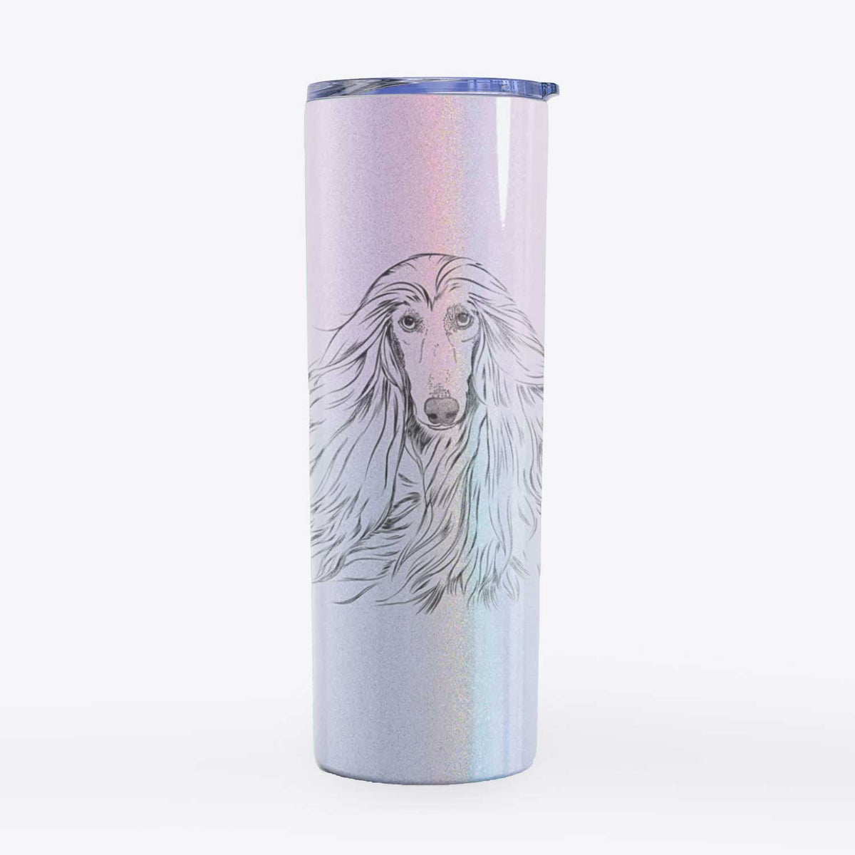 Fabio the Afghan Hound - 20oz Skinny Tumbler