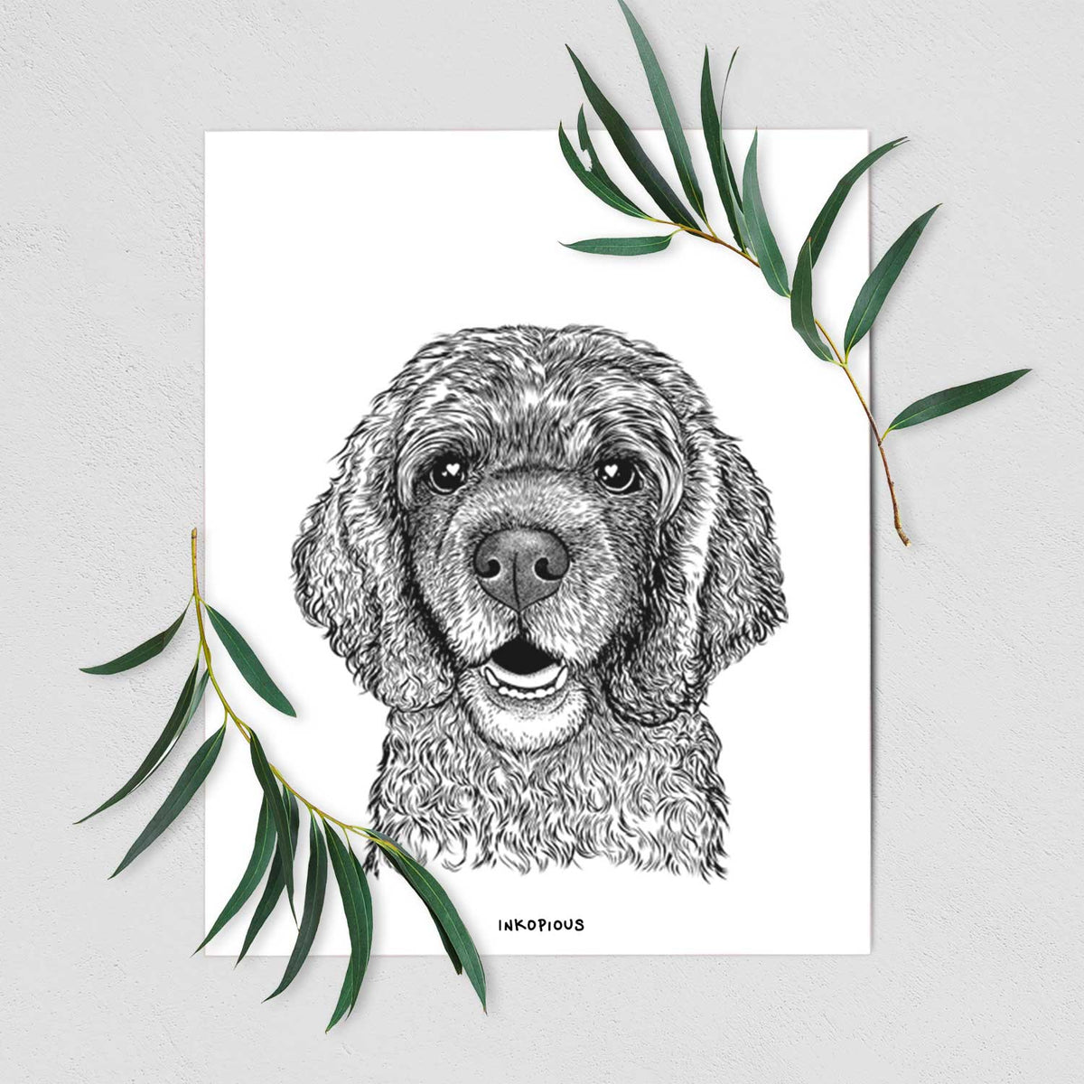 Fannie Mae the Cocker Spaniel Art Print