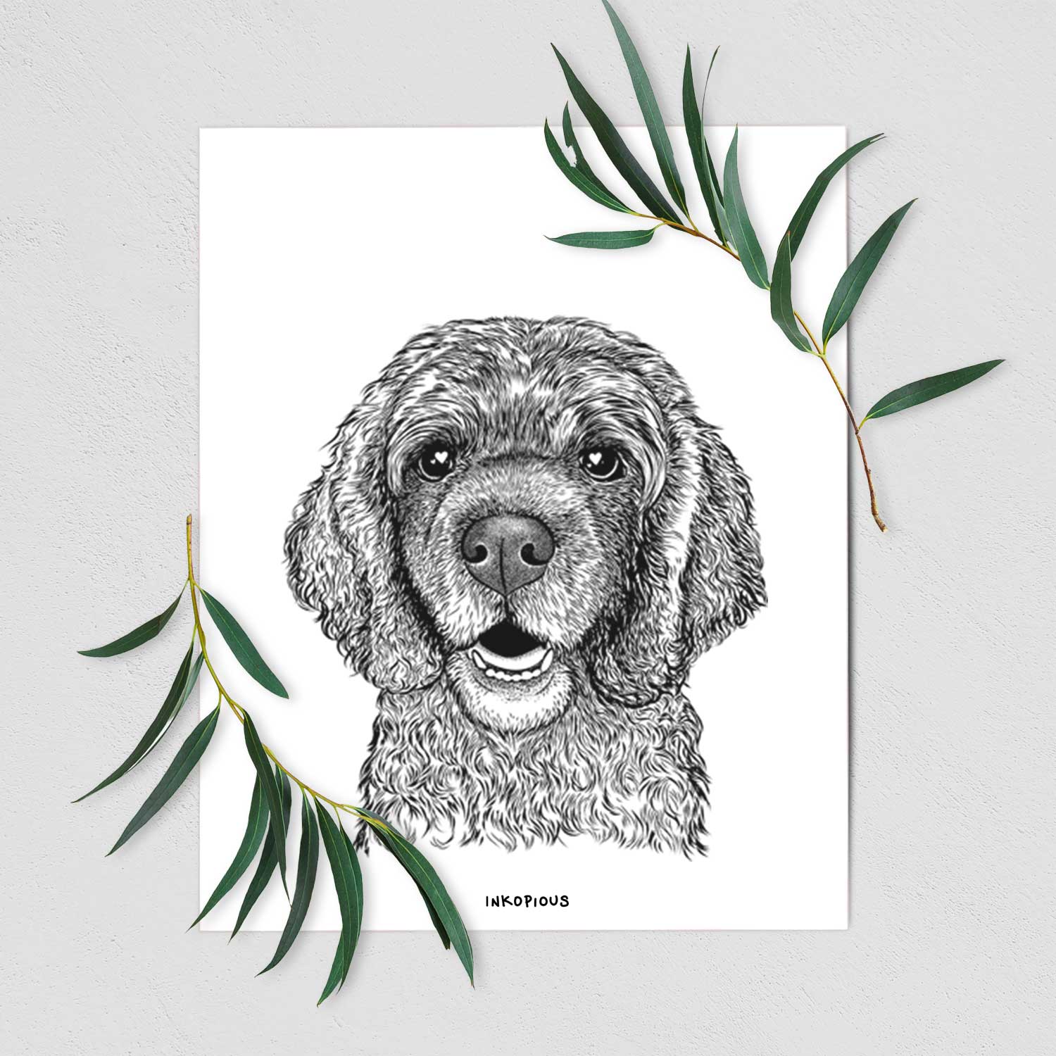 Fannie Mae the Cocker Spaniel Art Print