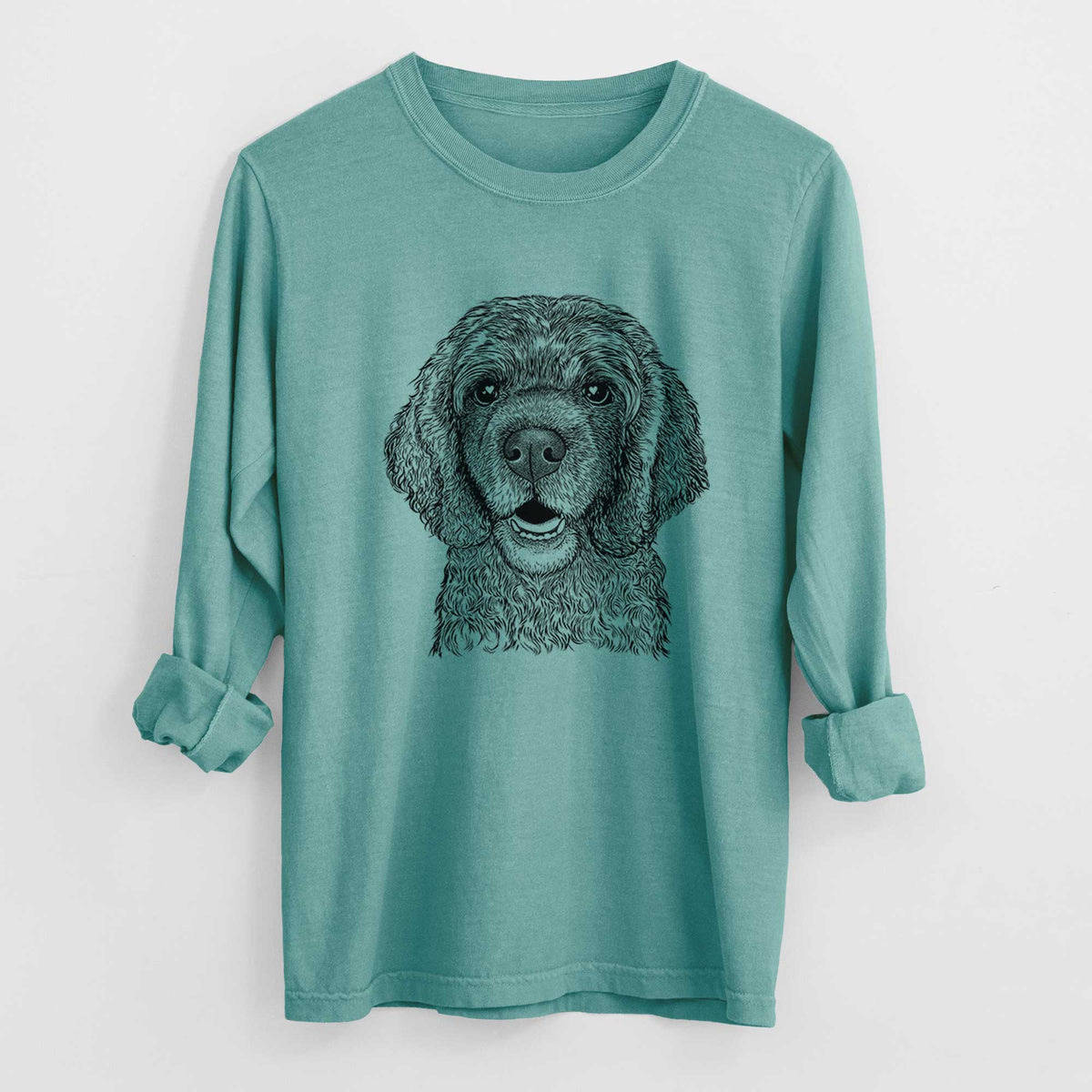 Bare Fannie Mae the Cocker Spaniel - Heavyweight 100% Cotton Long Sleeve