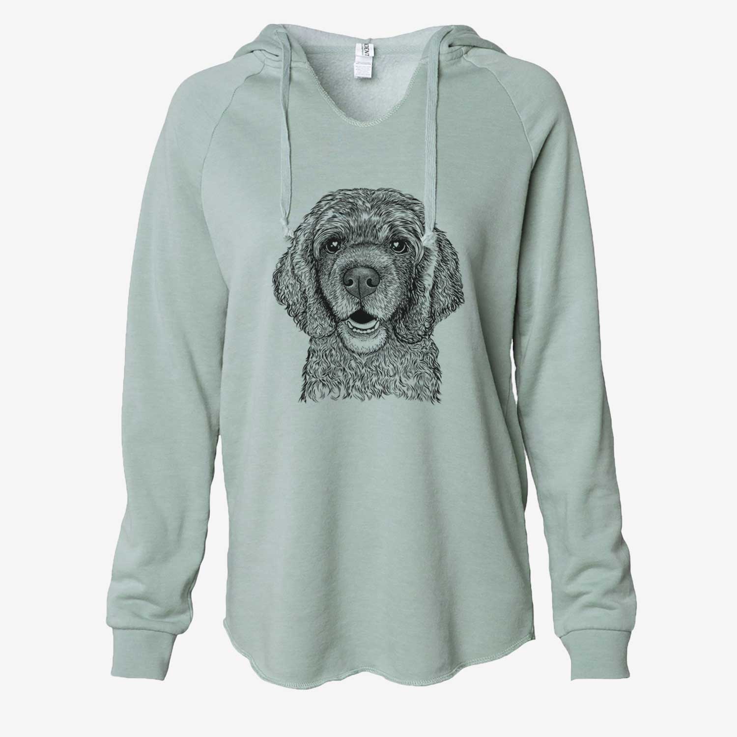 Fannie Mae the Cocker Spaniel - Cali Wave Hooded Sweatshirt