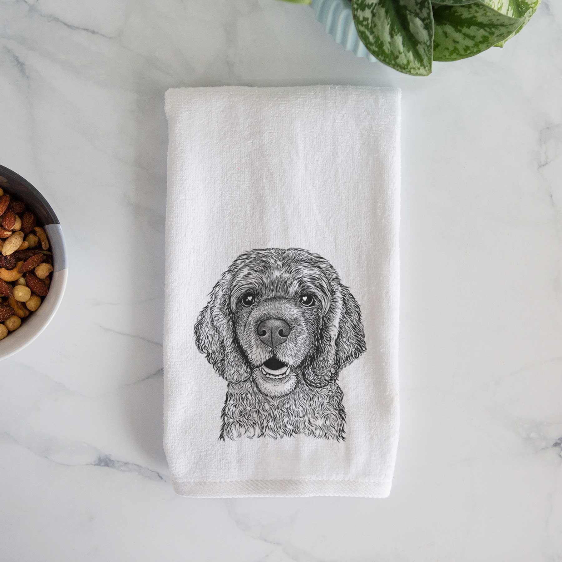 Fannie Mae the Cocker Spaniel Decorative Hand Towel