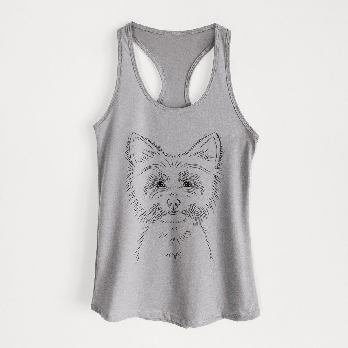 Farva the Yorkshire Terrier - Women&#39;s Racerback Tanktop