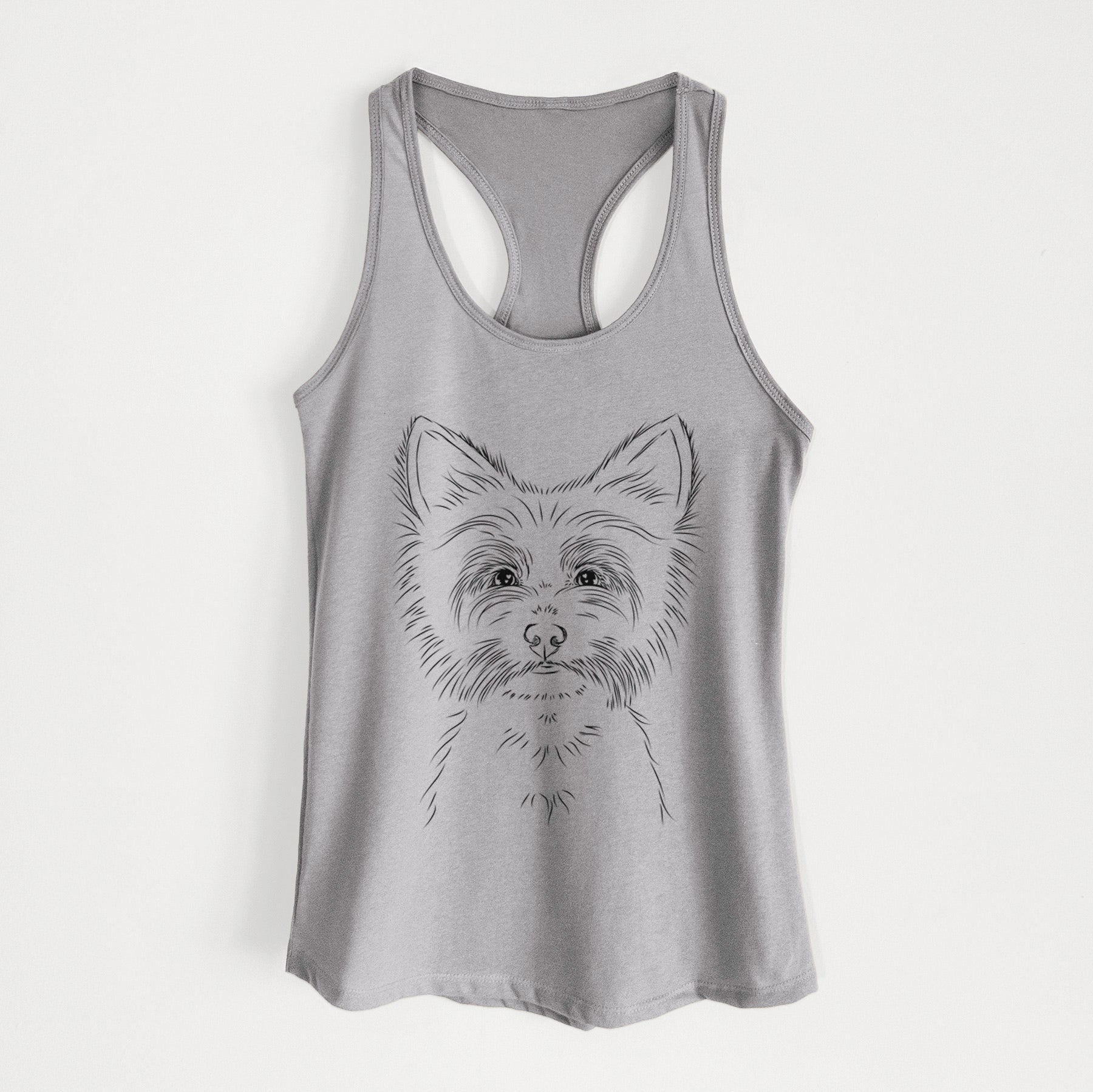 Farva the Yorkshire Terrier - Women's Racerback Tanktop