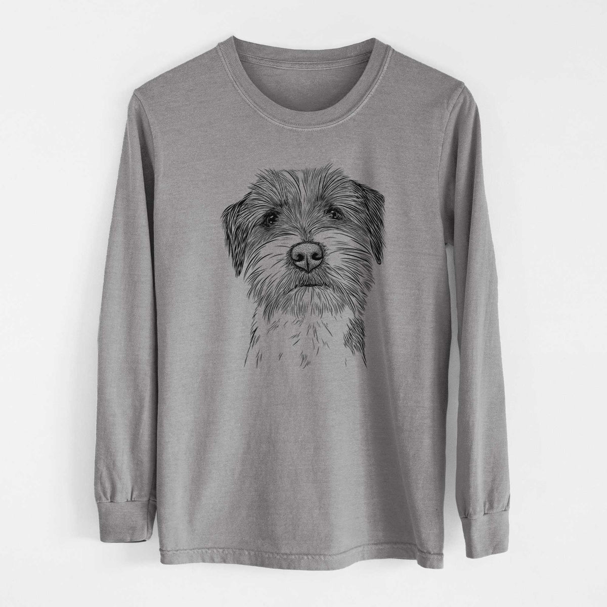 Bare Feis the Parson Russell Terrier - Heavyweight 100% Cotton Long Sleeve