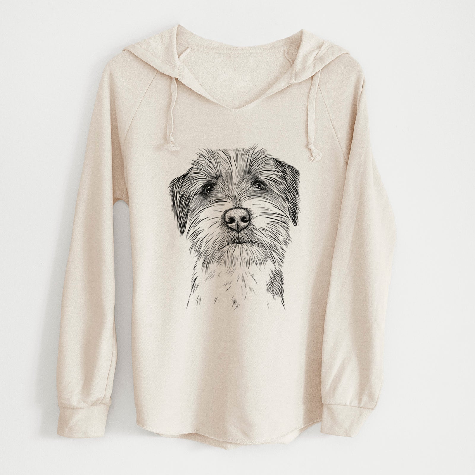 Bare Feis the Parson Russell Terrier - Cali Wave Hooded Sweatshirt