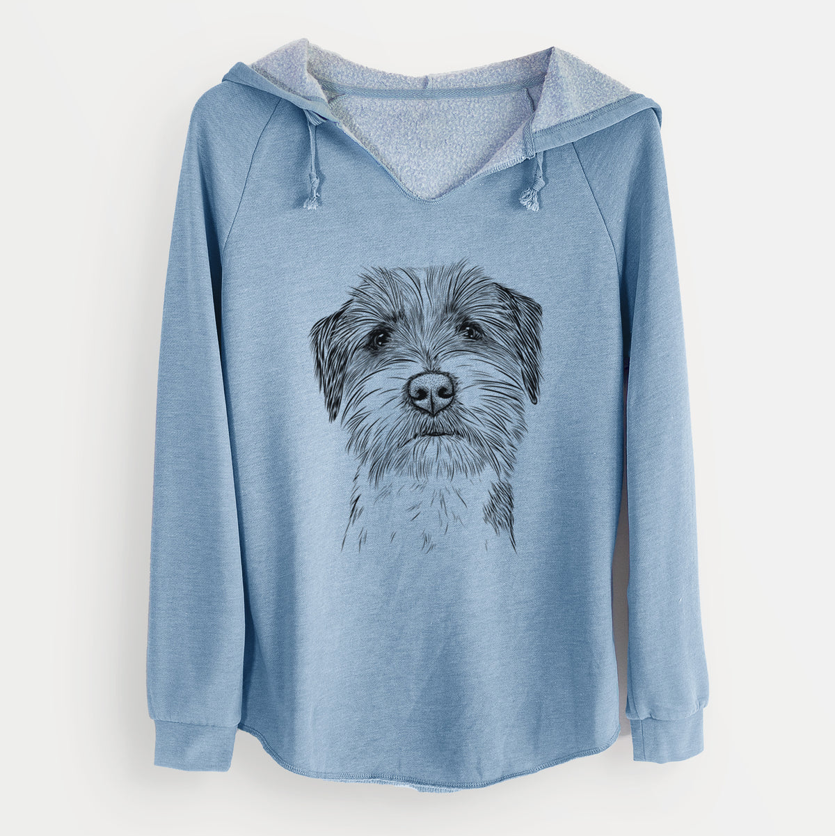 Bare Feis the Parson Russell Terrier - Cali Wave Hooded Sweatshirt