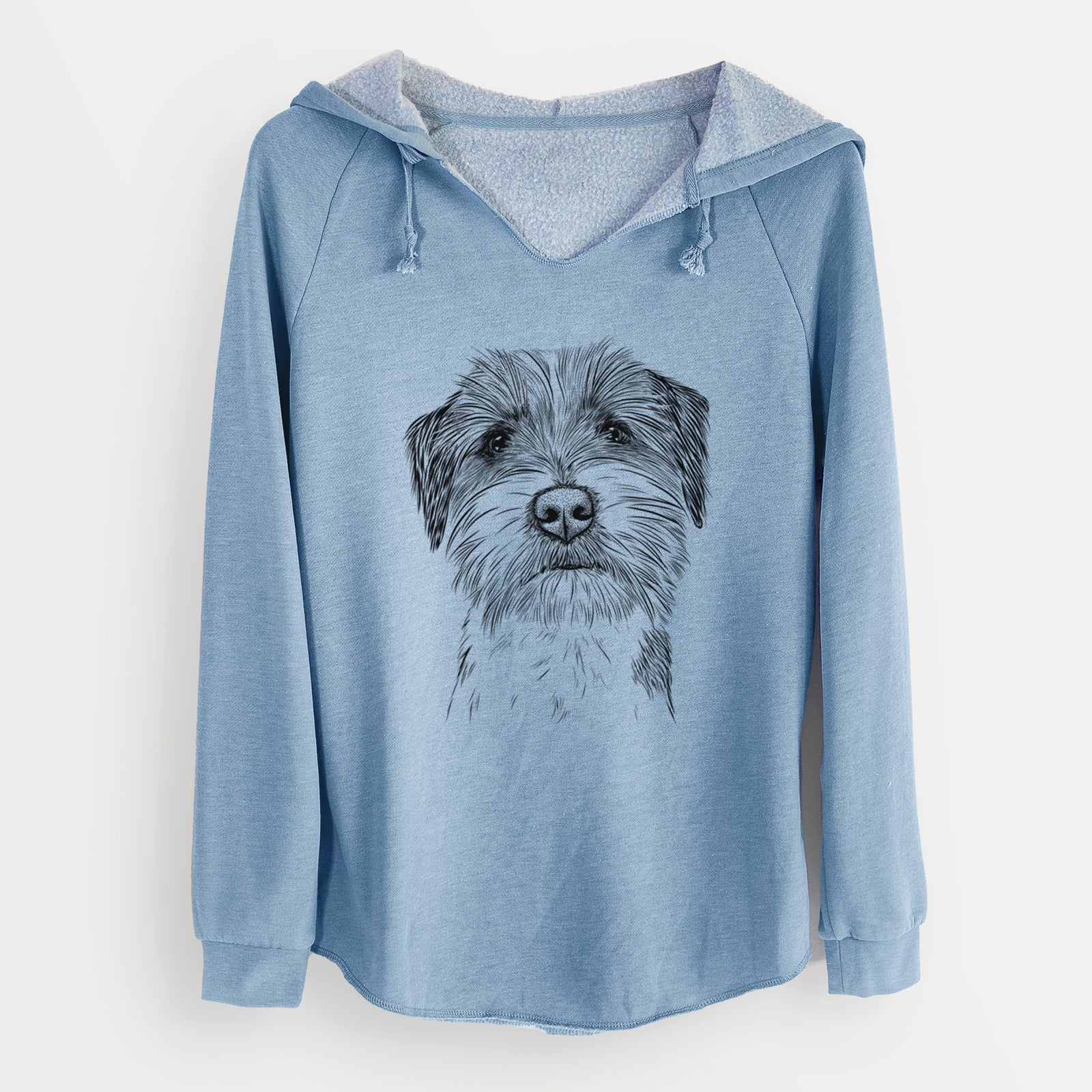 Bare Feis the Parson Russell Terrier - Cali Wave Hooded Sweatshirt