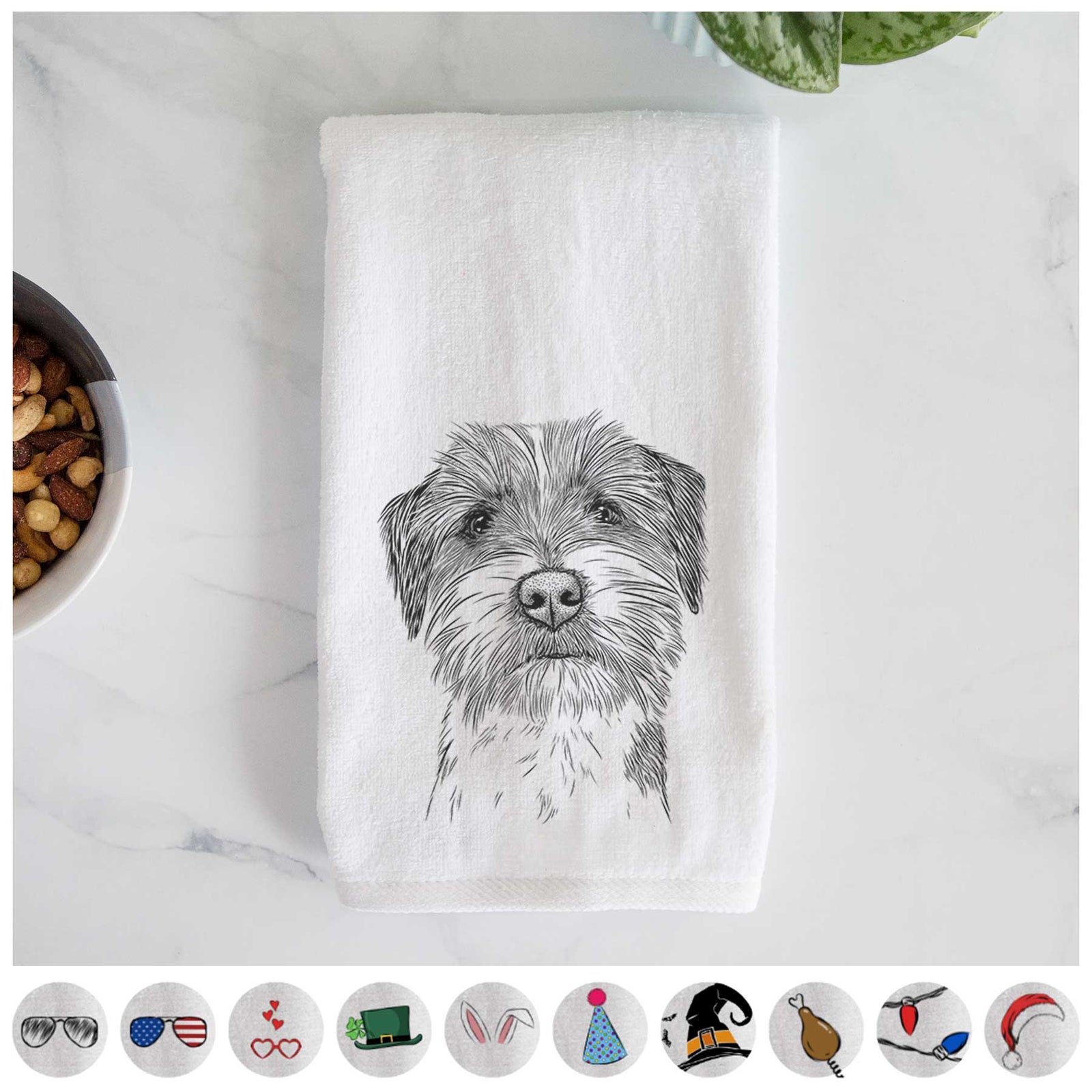 Feis the Parson Russell Terrier Decorative Hand Towel