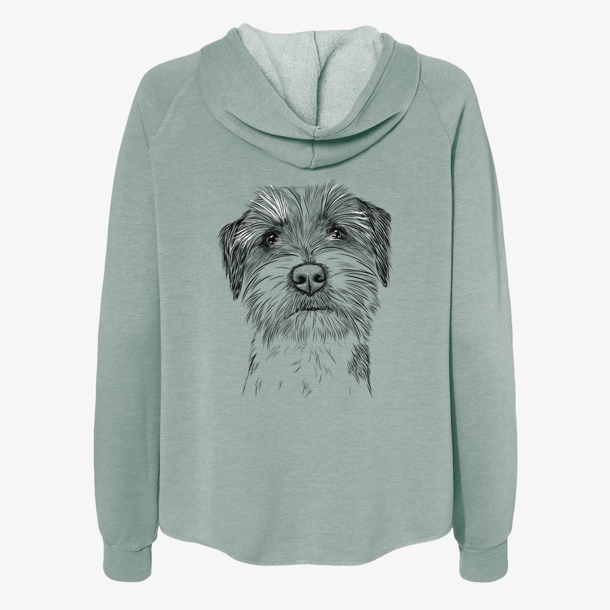 Feis the Parson Russell Terrier - Women's Cali Wave Zip-Up Sweatshirt