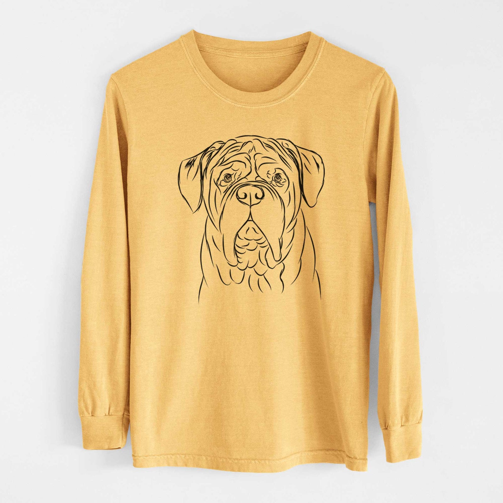 Bare Felix the Dogue de Bordeaux - Heavyweight 100% Cotton Long Sleeve