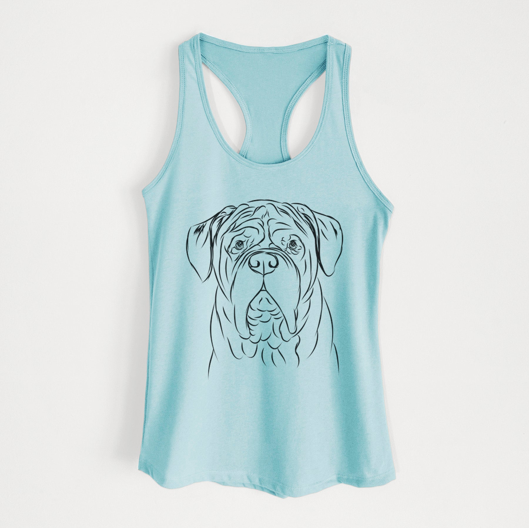 Felix the Dogue de Bordeaux - Women's Racerback Tanktop