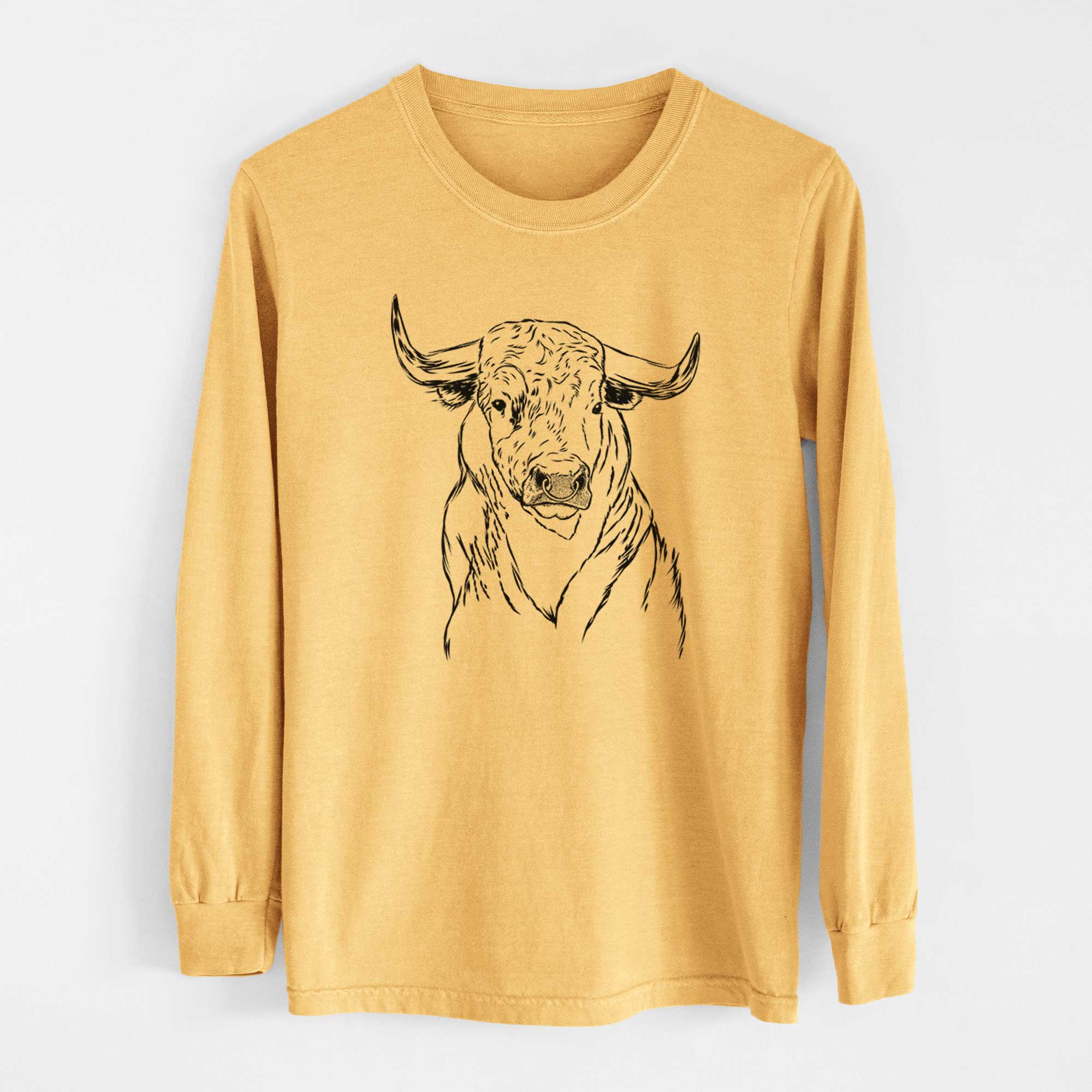 Bare Ferdinand the Bull - Heavyweight 100% Cotton Long Sleeve