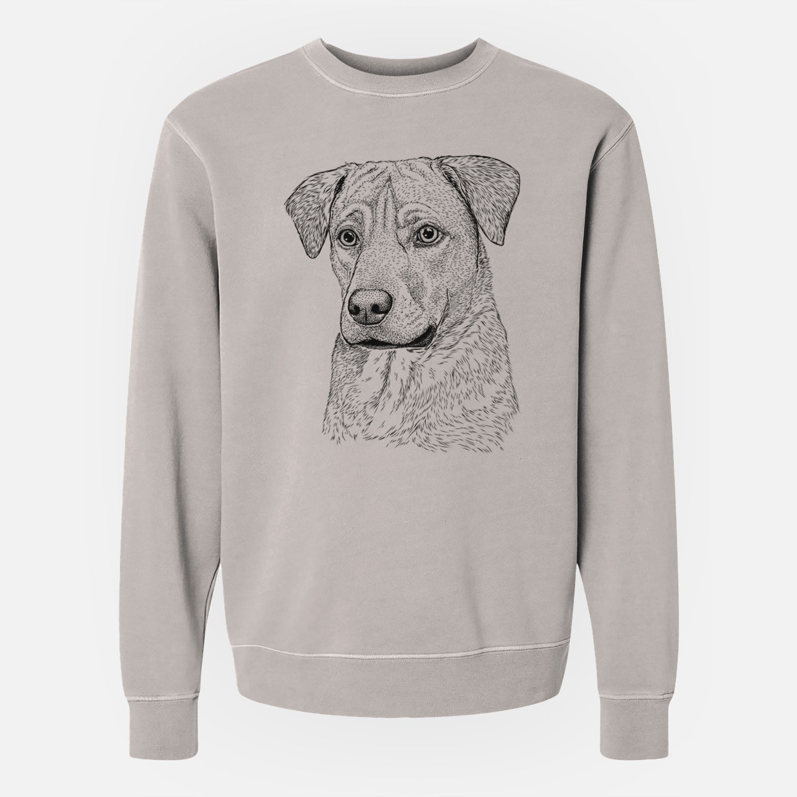 Bare Feta the Mixed Breed - Unisex Pigment Dyed Crew Sweatshirt