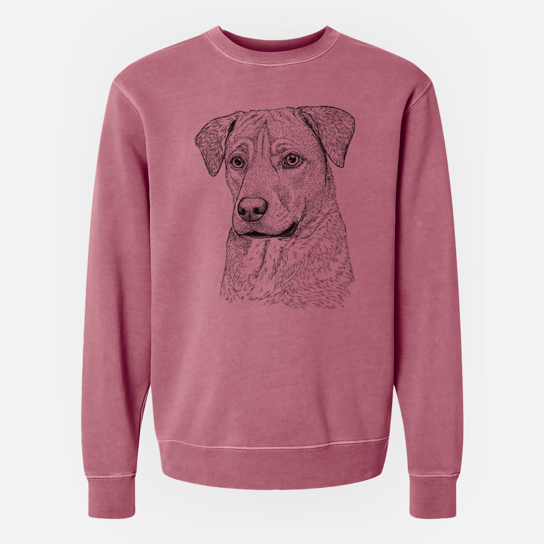 Bare Feta the Mixed Breed - Unisex Pigment Dyed Crew Sweatshirt