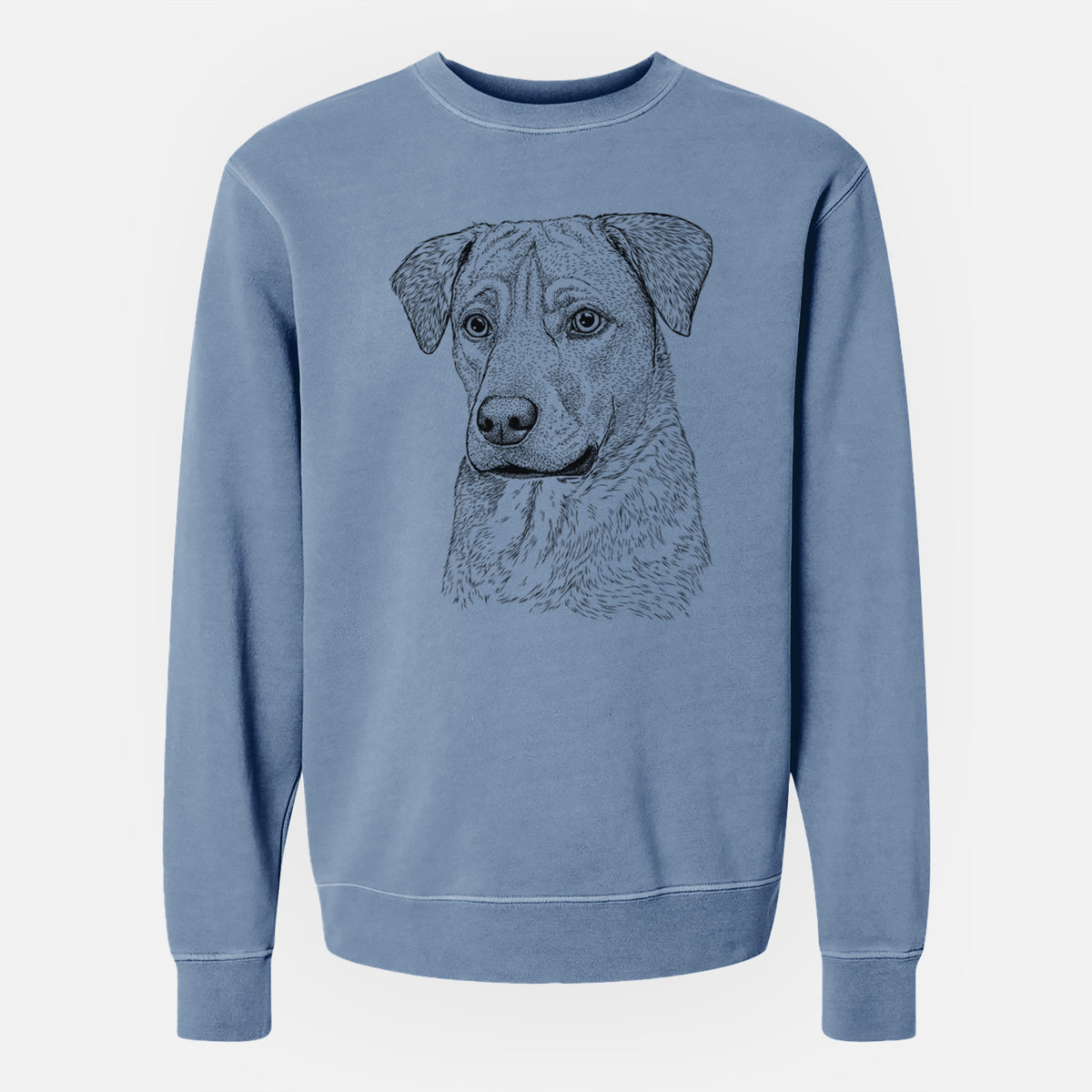 Bare Feta the Mixed Breed - Unisex Pigment Dyed Crew Sweatshirt
