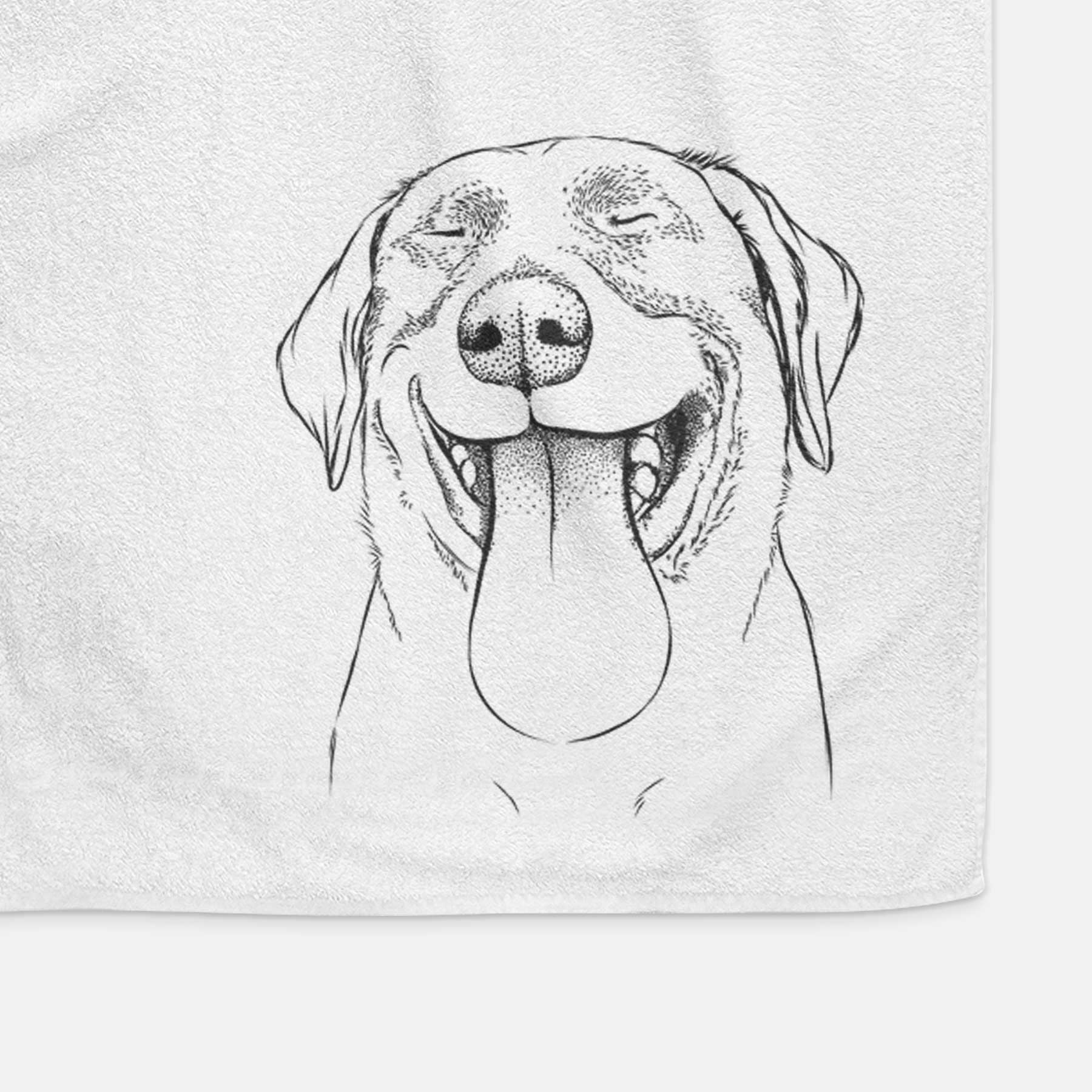 Fig the Labrador Retriever Decorative Hand Towel