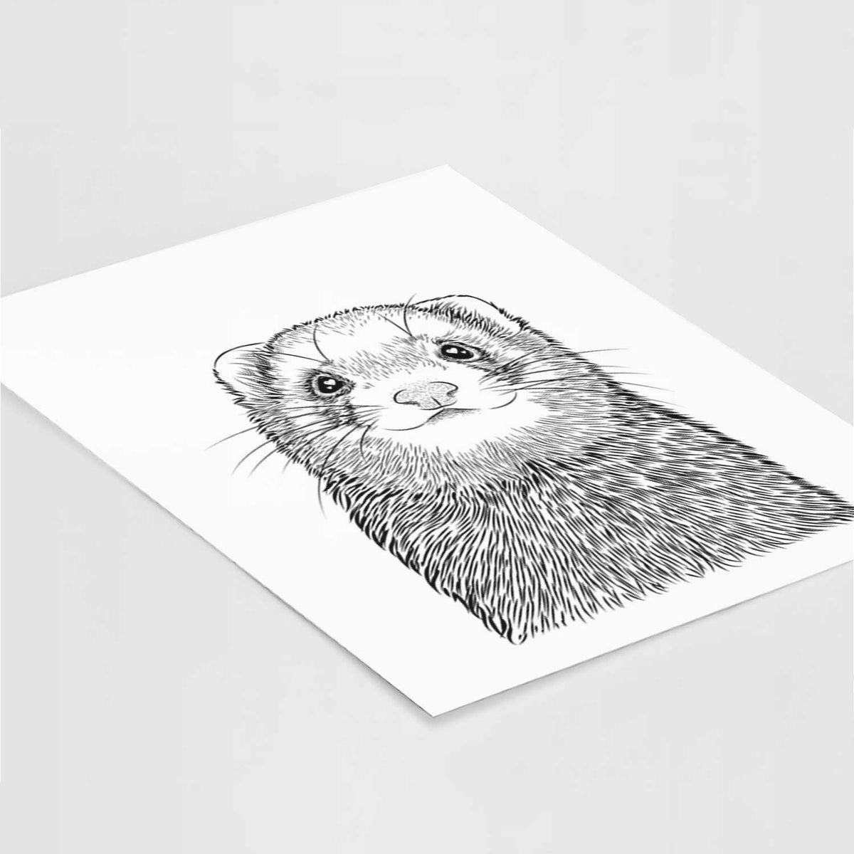 Fig the Ferret Art Print