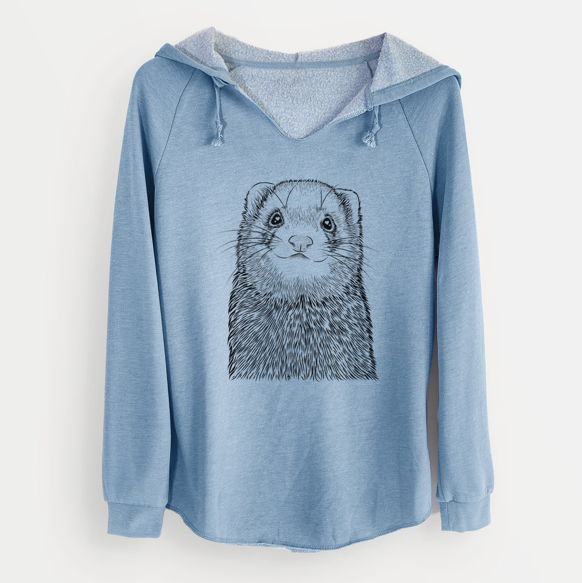 Bare Fig the Ferret - Cali Wave Hooded Sweatshirt