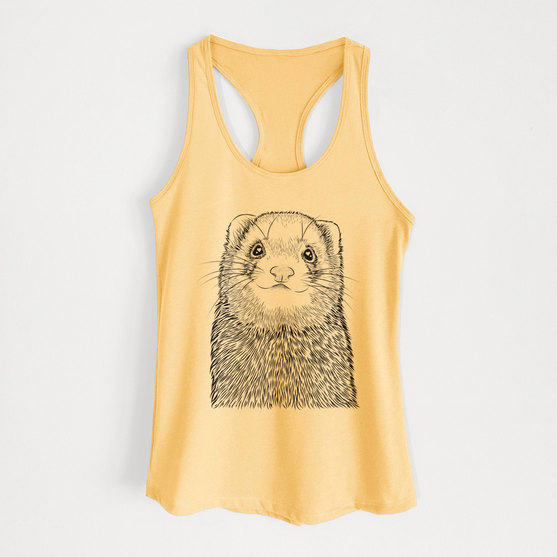 Fig the Ferret - Women's Racerback Tanktop