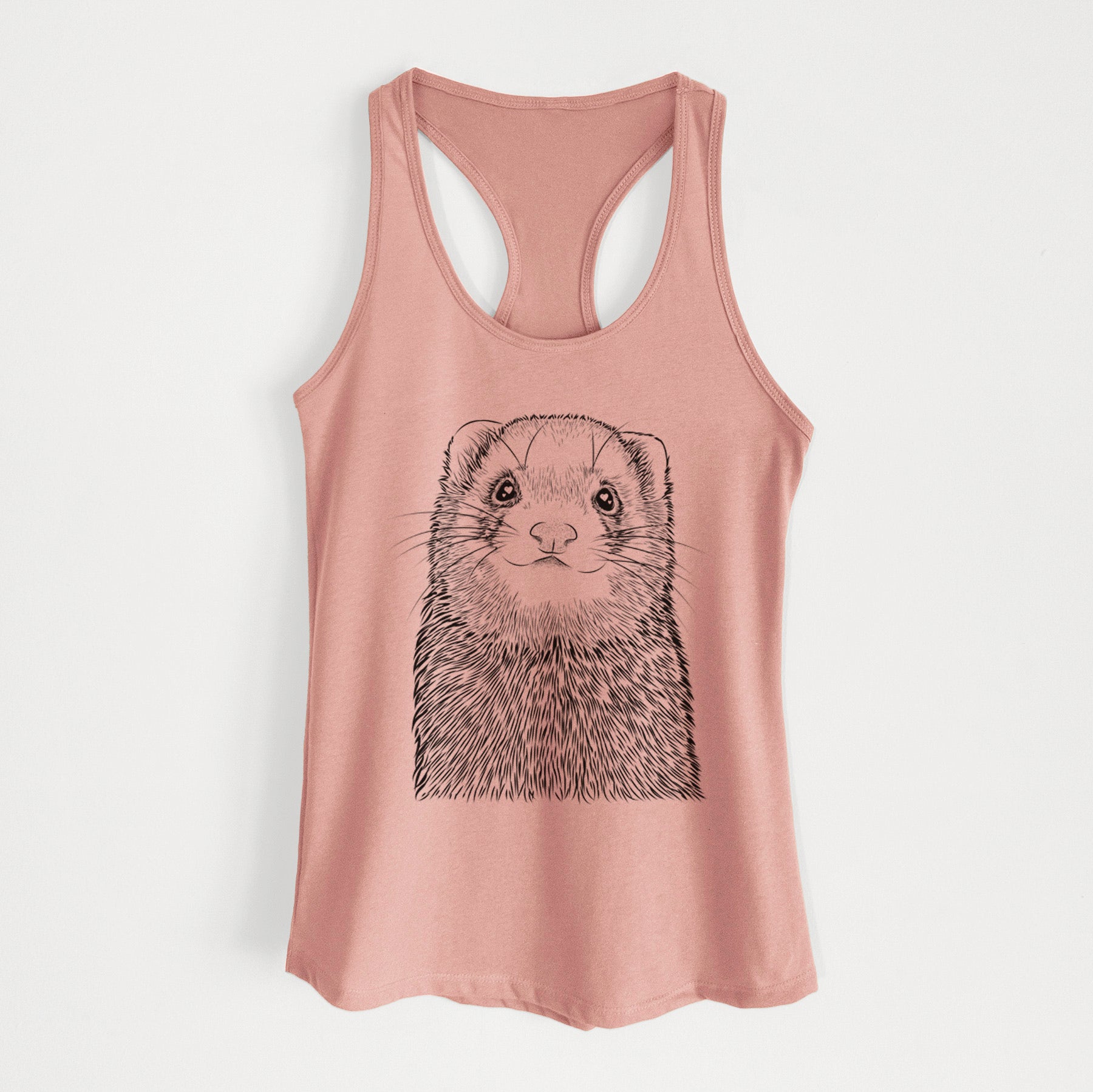 Fig the Ferret - Women's Racerback Tanktop