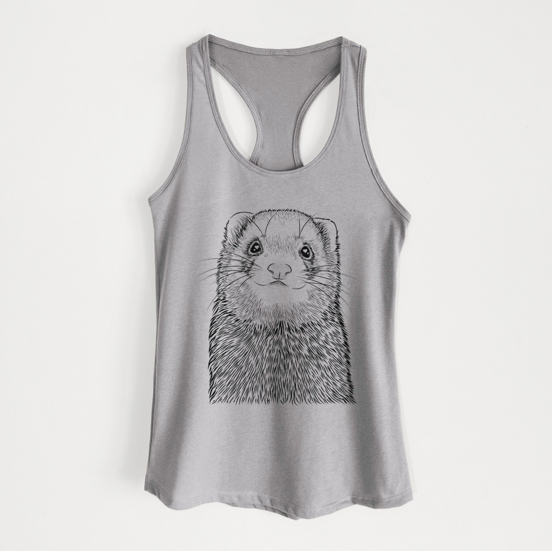 Fig the Ferret - Women's Racerback Tanktop