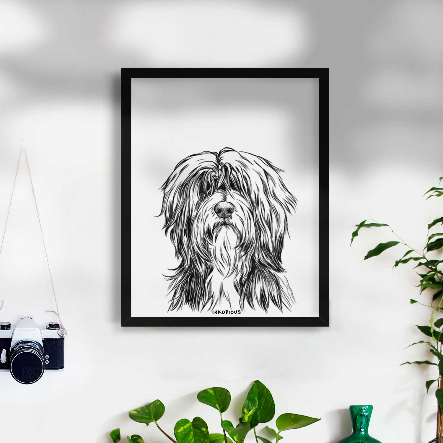 Fiji the Polish Lowland Sheepdog Art Print