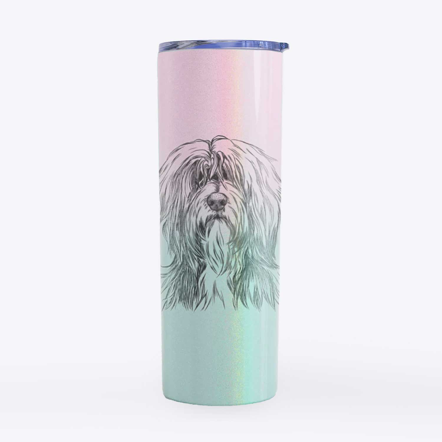 Fiji the Polish Lowland Sheepdog - 20oz Skinny Tumbler