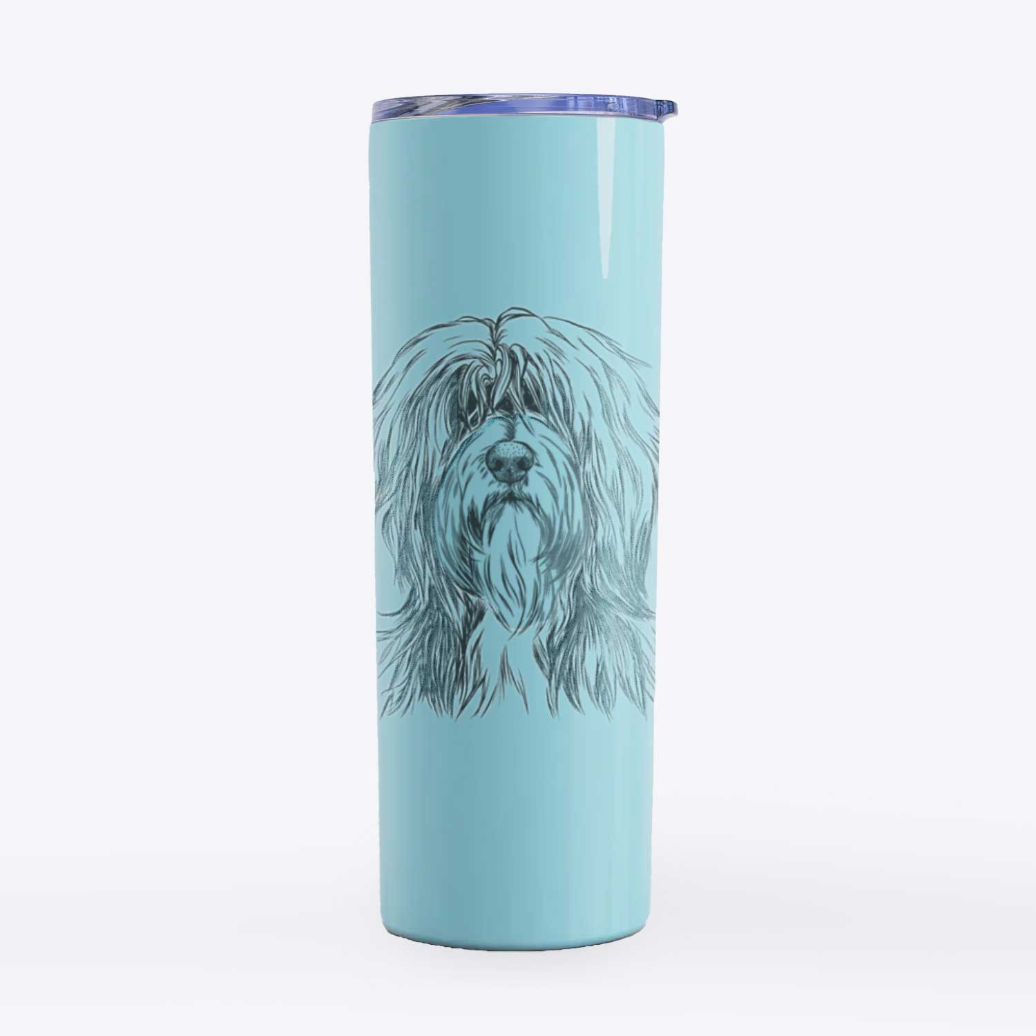 Fiji the Polish Lowland Sheepdog - 20oz Skinny Tumbler