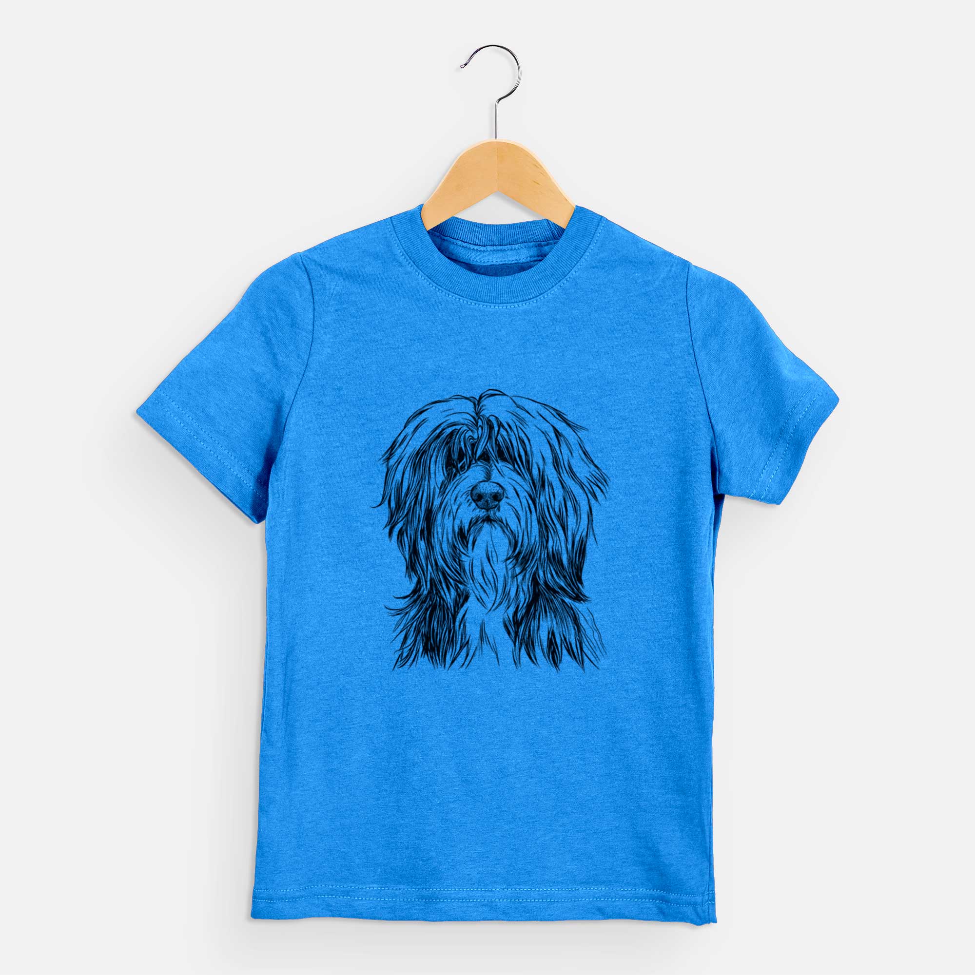 Bare Fiji the Polish Lowland Sheepdog - Kids/Youth/Toddler Shirt