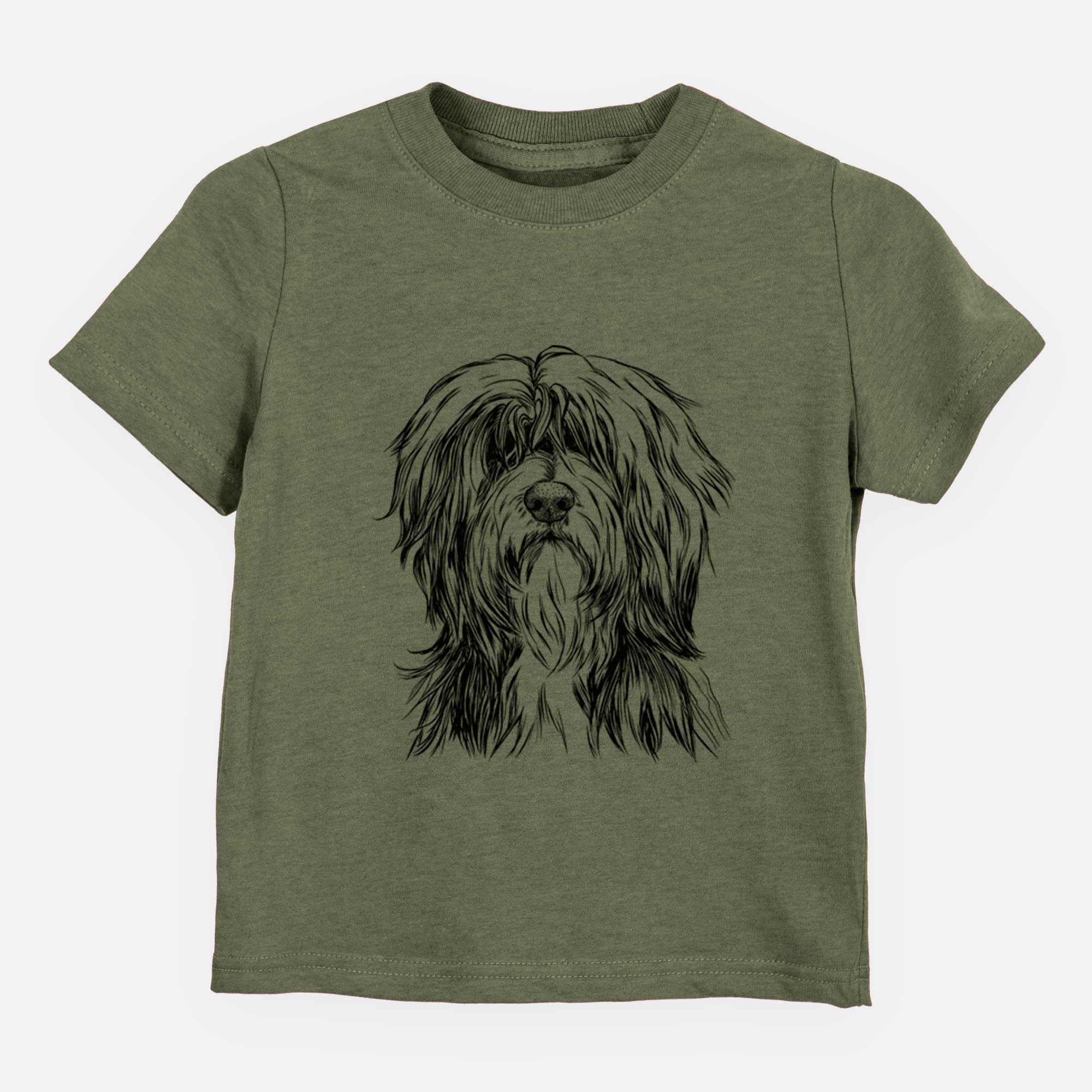 Bare Fiji the Polish Lowland Sheepdog - Kids/Youth/Toddler Shirt