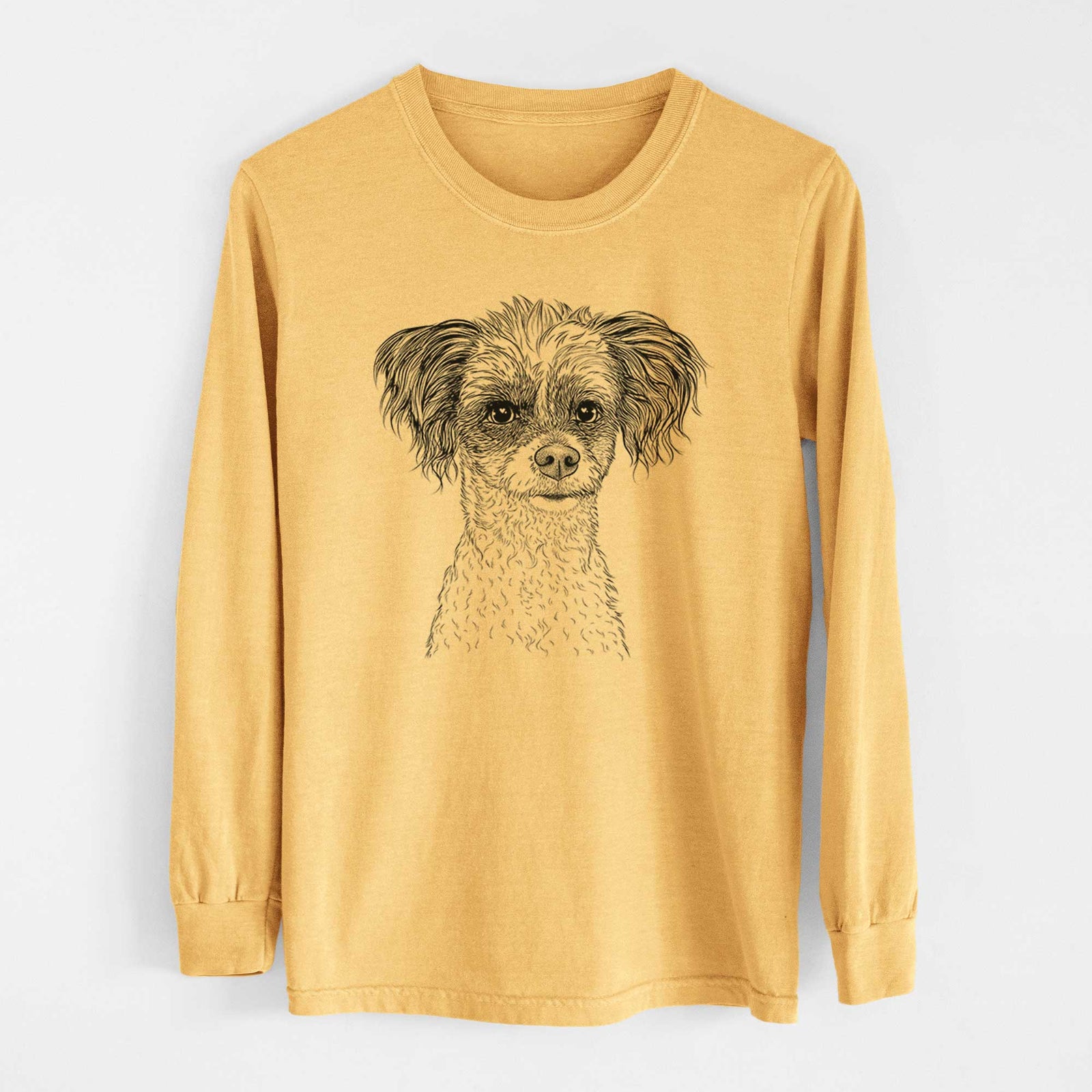 Bare Finley the Papillon Mix - Heavyweight 100% Cotton Long Sleeve