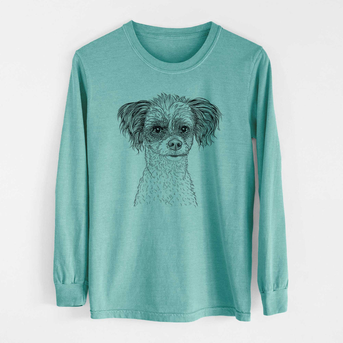 Bare Finley the Papillon Mix - Heavyweight 100% Cotton Long Sleeve