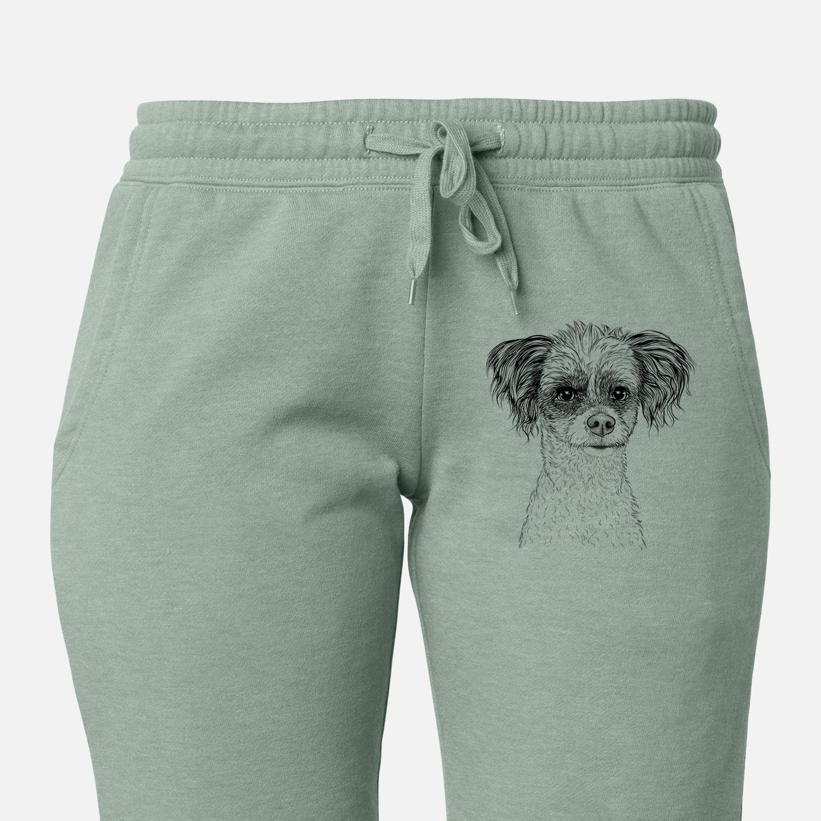 Finley the Papillon Mix - Women's Cali Wave Joggers