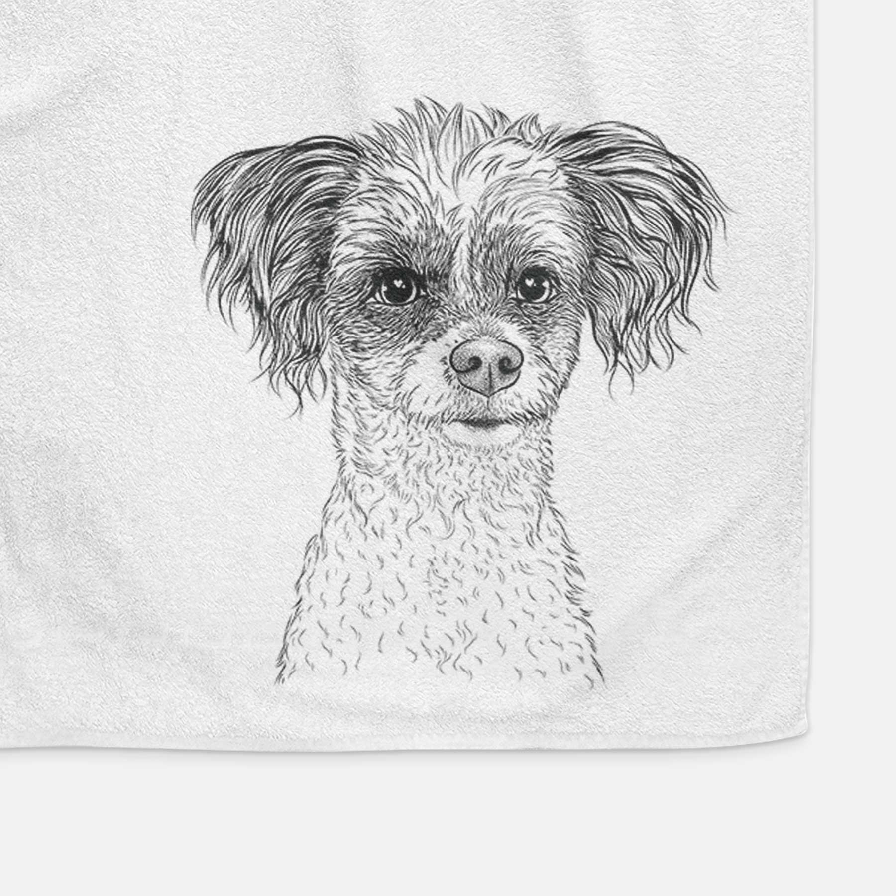 Finley the Papillon Mix Decorative Hand Towel