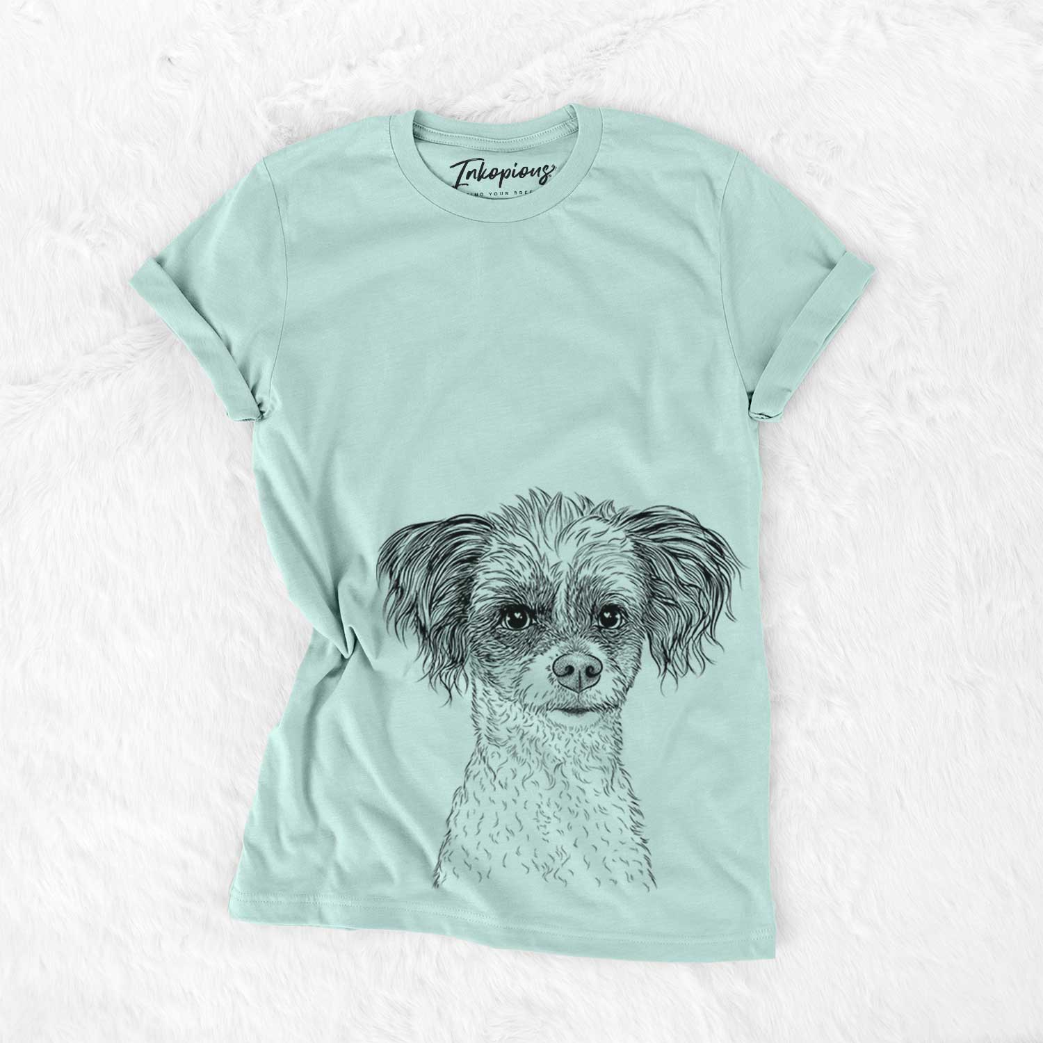 Bare Finley Beth the Papillon Mix - Unisex Crewneck