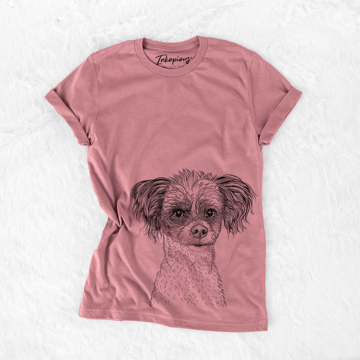 Bare Finley Beth the Papillon Mix - Unisex Crewneck
