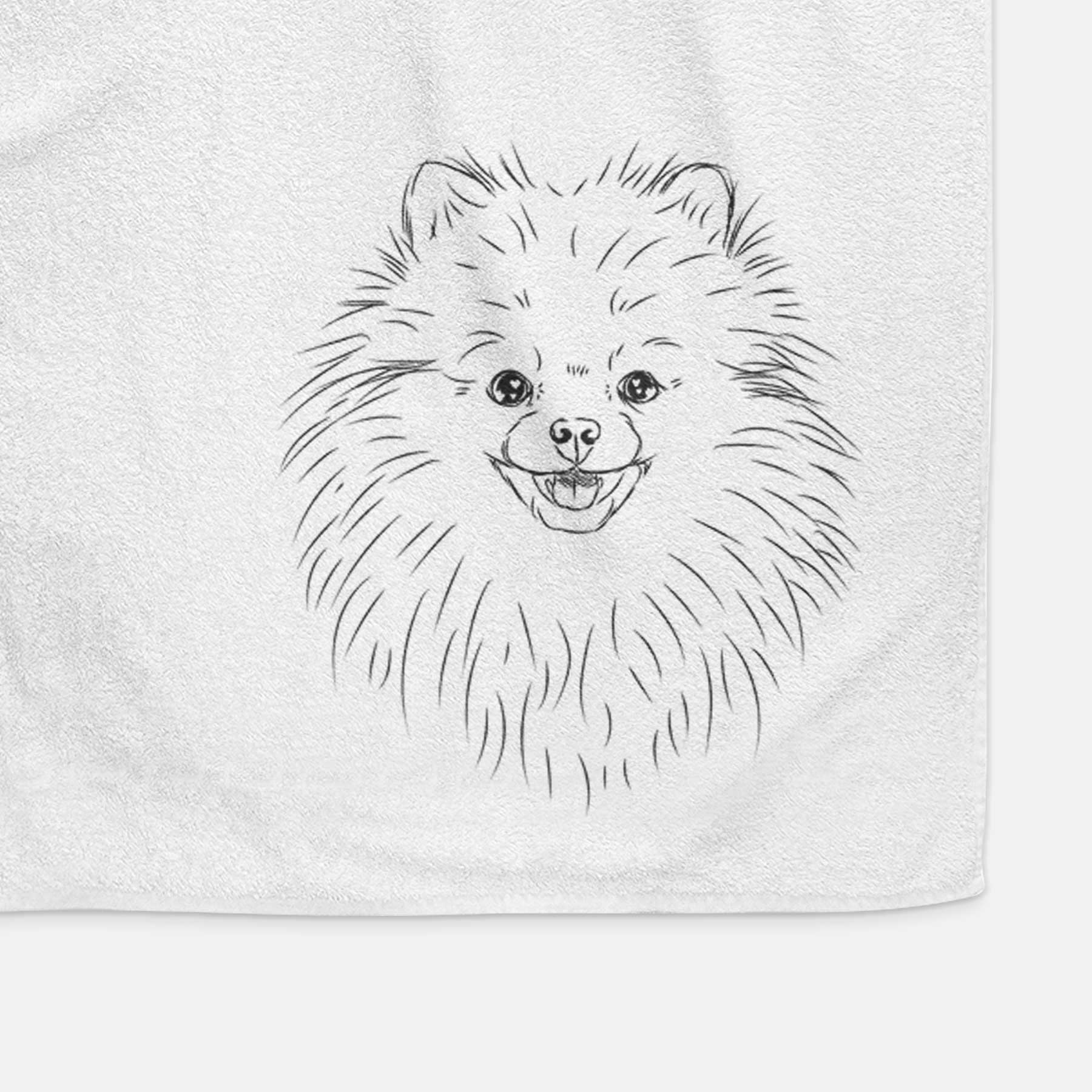 Finn the Pomeranian Decorative Hand Towel