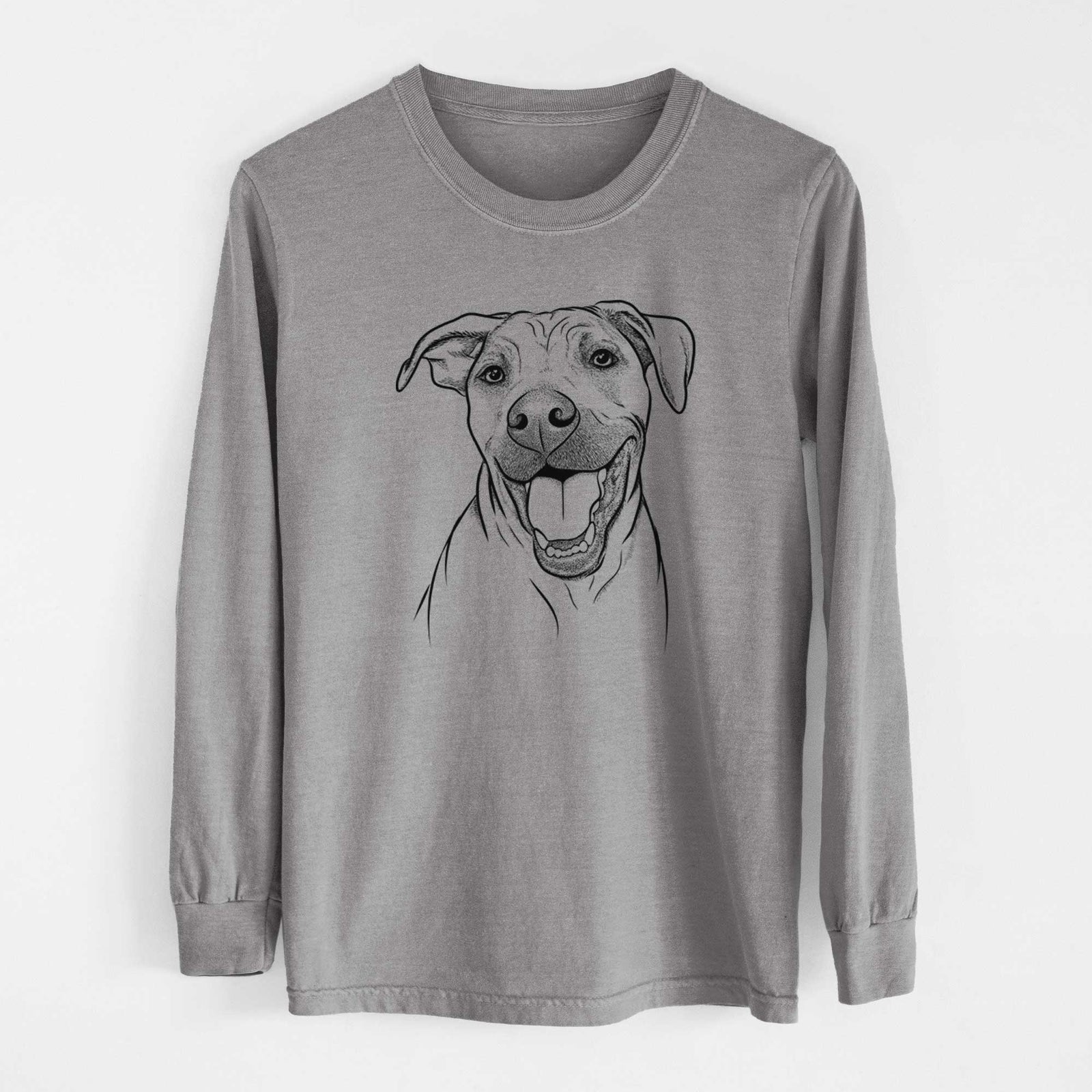 Bare Finn the Hound Mix - Heavyweight 100% Cotton Long Sleeve
