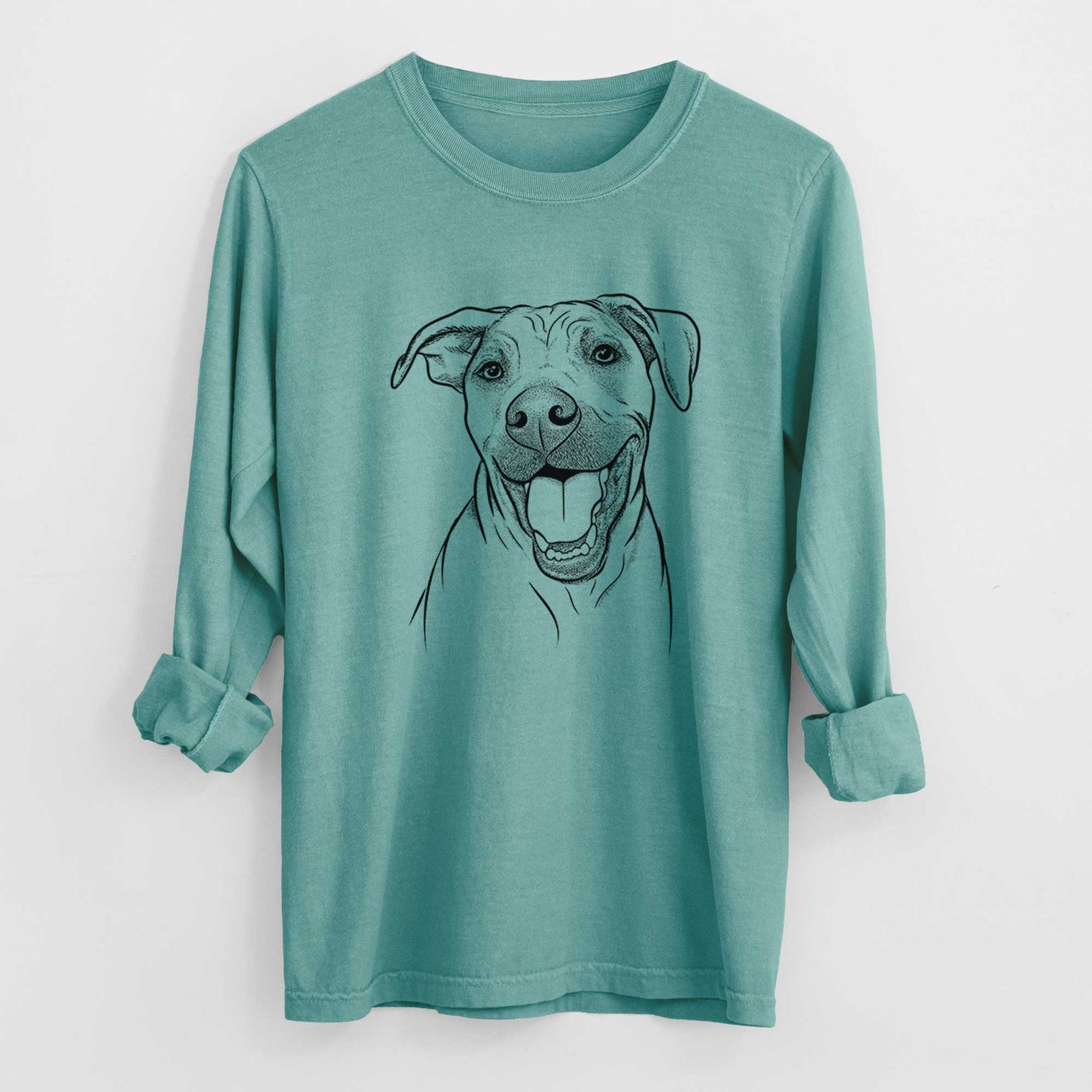 Bare Finn the Hound Mix - Heavyweight 100% Cotton Long Sleeve