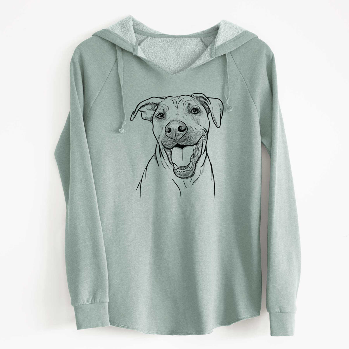 Bare Finn the Hound Mix - Cali Wave Hooded Sweatshirt