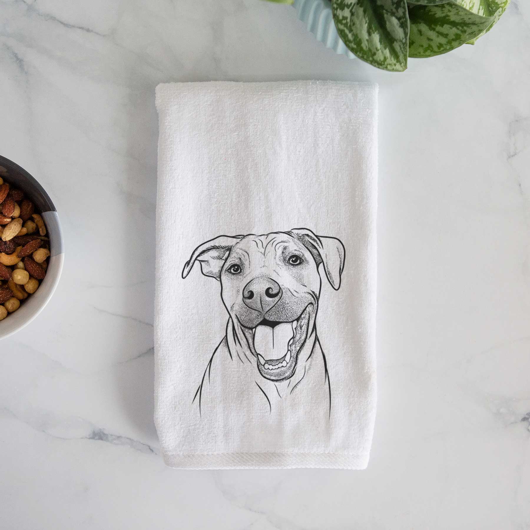 Finn the Hound Mix Decorative Hand Towel