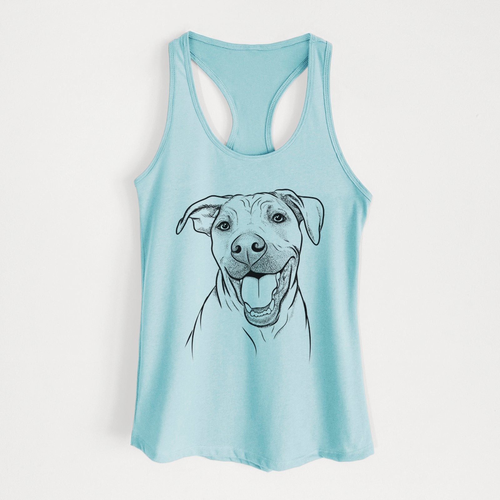 Finn the Hound Mix - Women's Racerback Tanktop