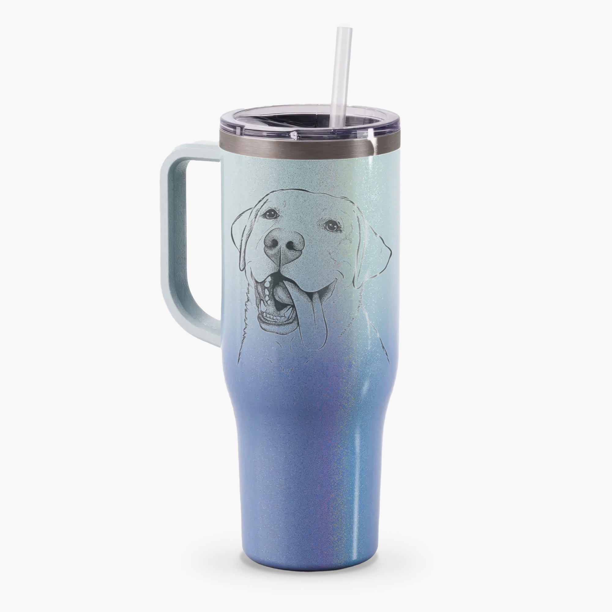 Finn the Labrador Retriever - 40oz Tumbler with Handle